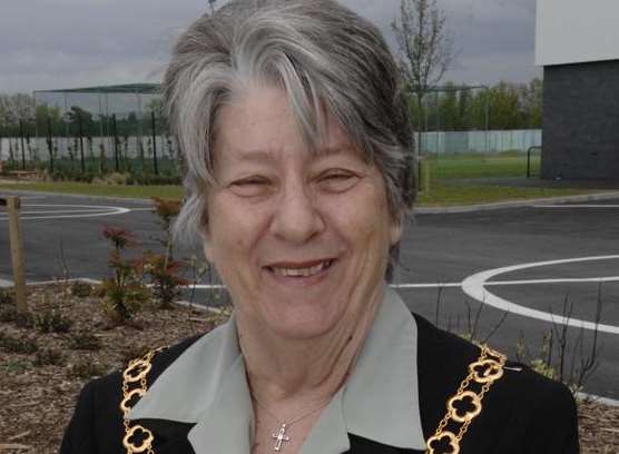 Former mayor Cllr Sue Gent