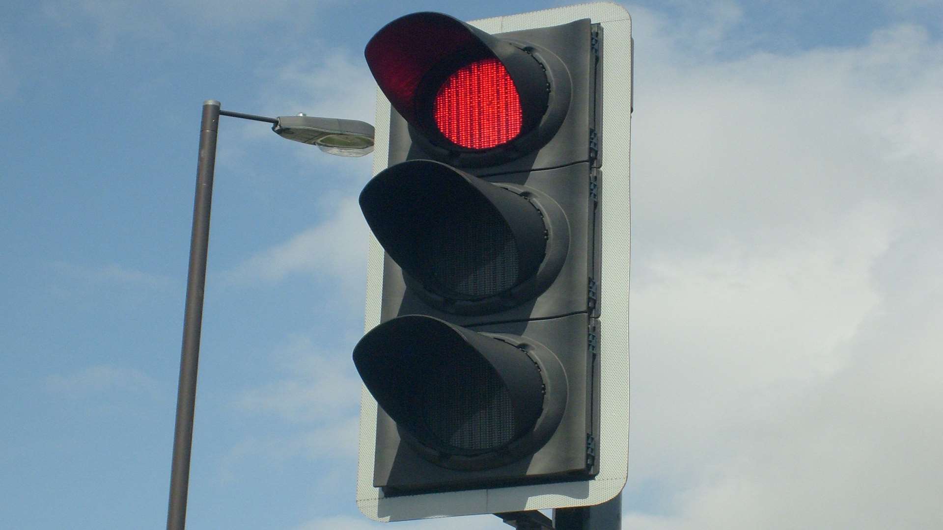 The traffic lights are out. Stock image