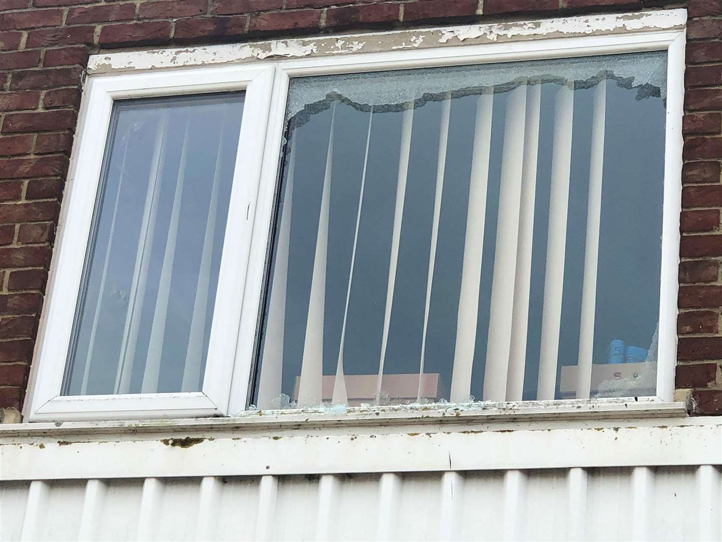 Mr Bones believes it cost him as much as £400 to repair and replace the damaged windows