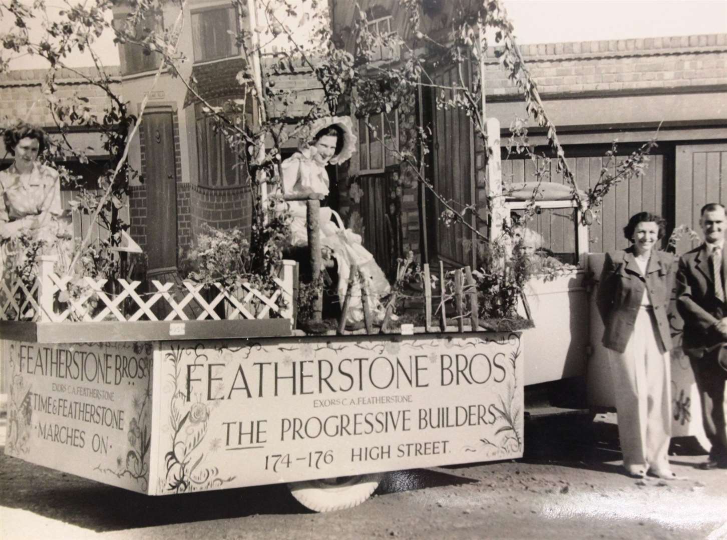 Businesses and shops like Featherstones would always enter a float in the Sheerness carnival