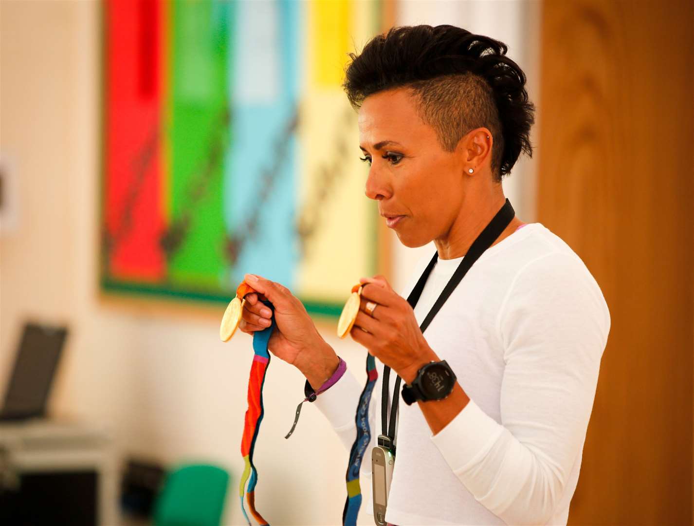 Double Olympic medallist Dame Kelly Holmes will feature on Malachi's podcast. Picture: Matthew Walker