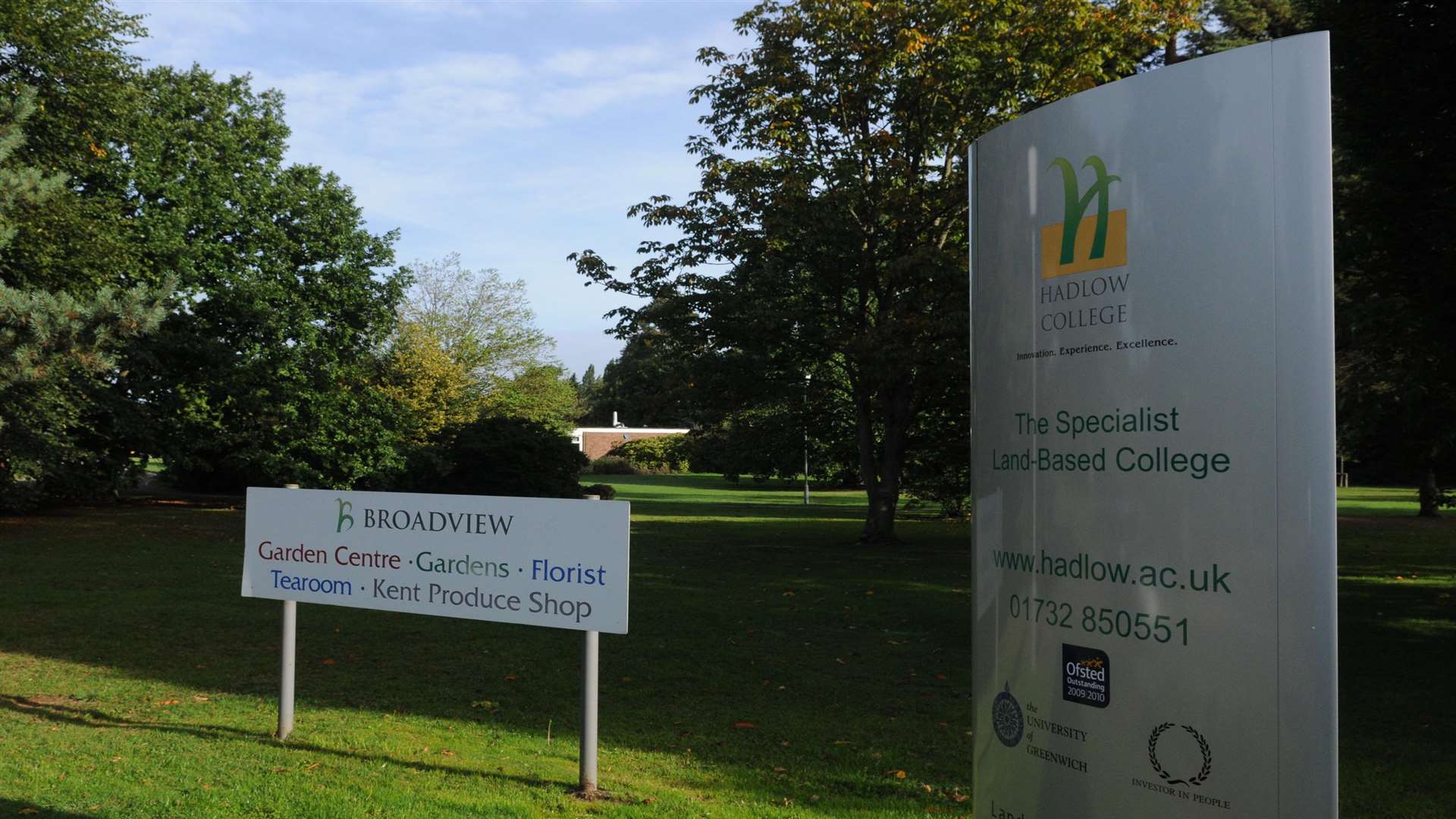 Hadlow Group is based at the college campus near Tonbridge