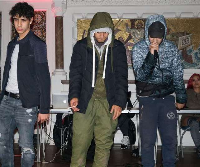 A group of solo artists performing at a G Town Talent freestyle competition in Gravesend. Picture: G Town Talents