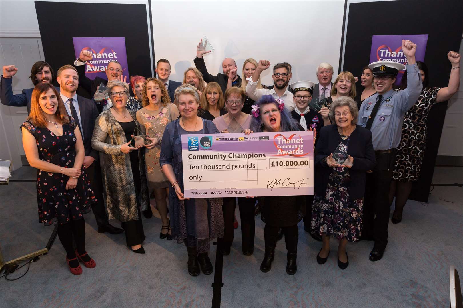 The Thanet Community Awards Champion charities and volunteers