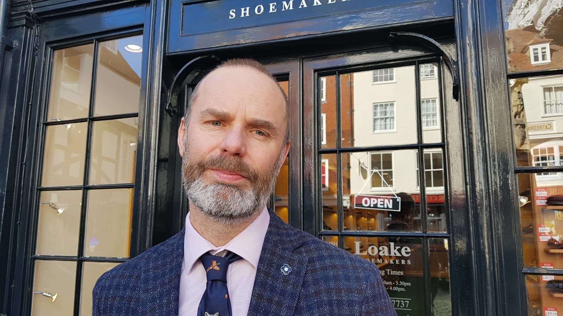 Mark Pegg, head of business at The Brogue Trader which works in partnership with Loake shoemakers