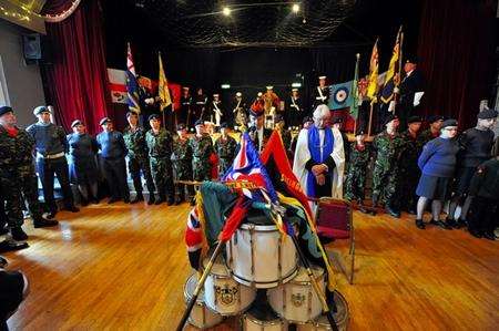 The British Legion drumhead services