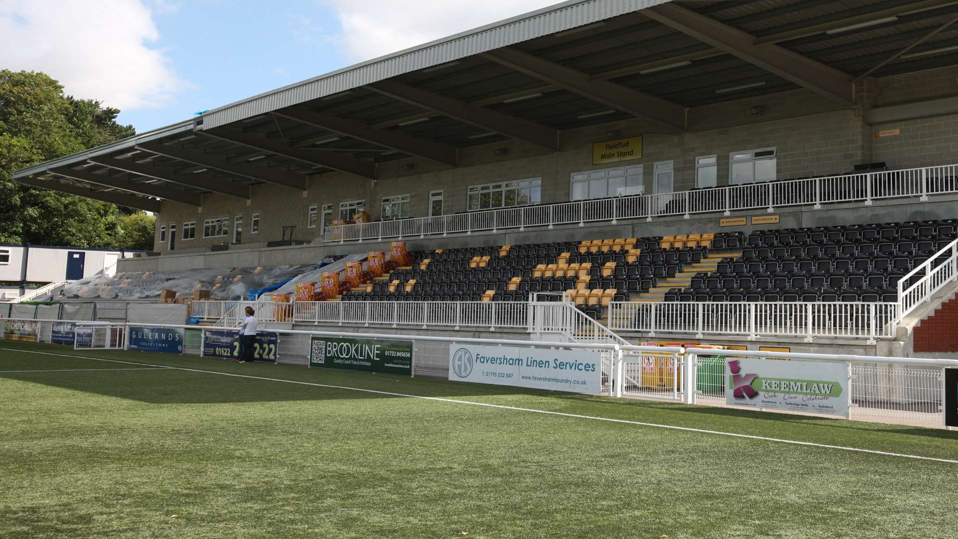Maidstone's 3G pitch at the Gallagher Stadium