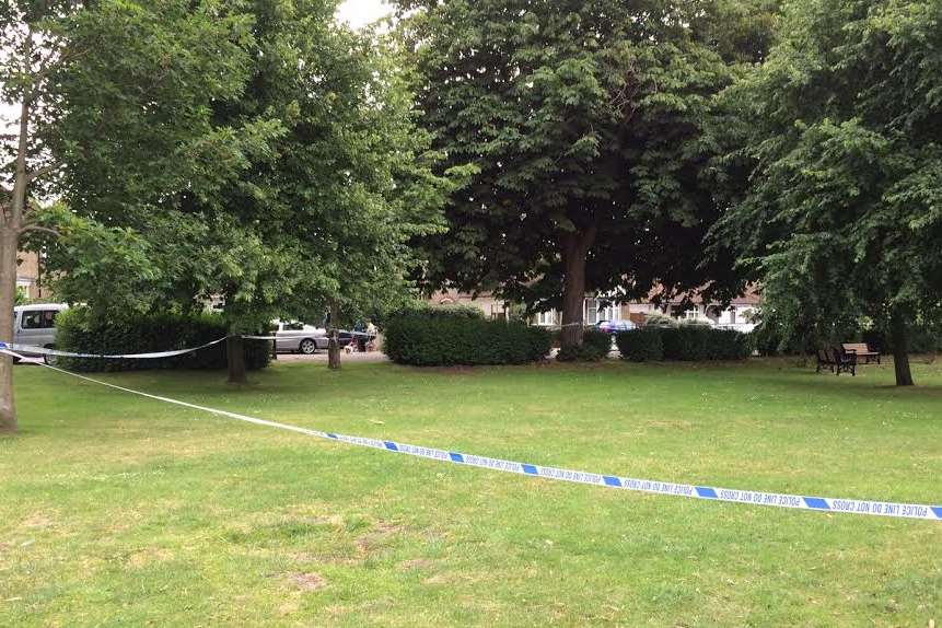 A cordon was put in place in the early hours of this morning