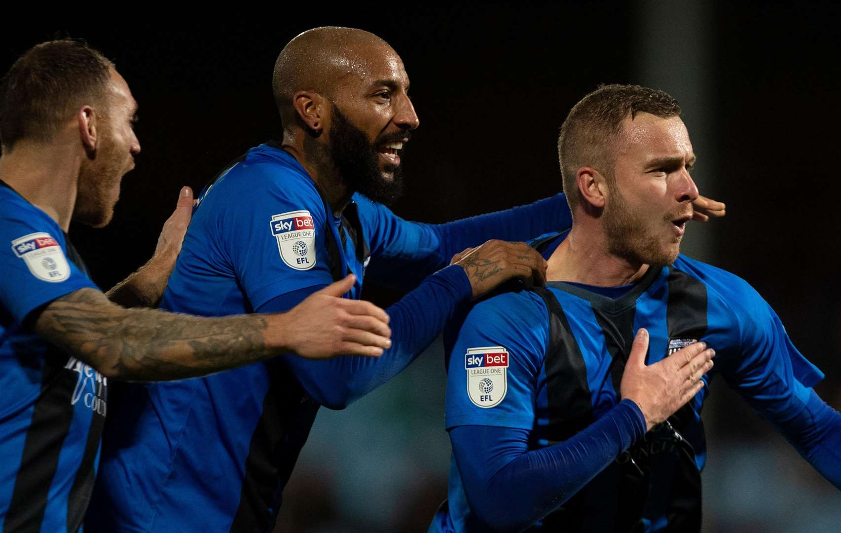 Dean Parrett, right, believes Gills are hitting their stride Picture: Ady Kerry