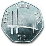 Axe the tax logo