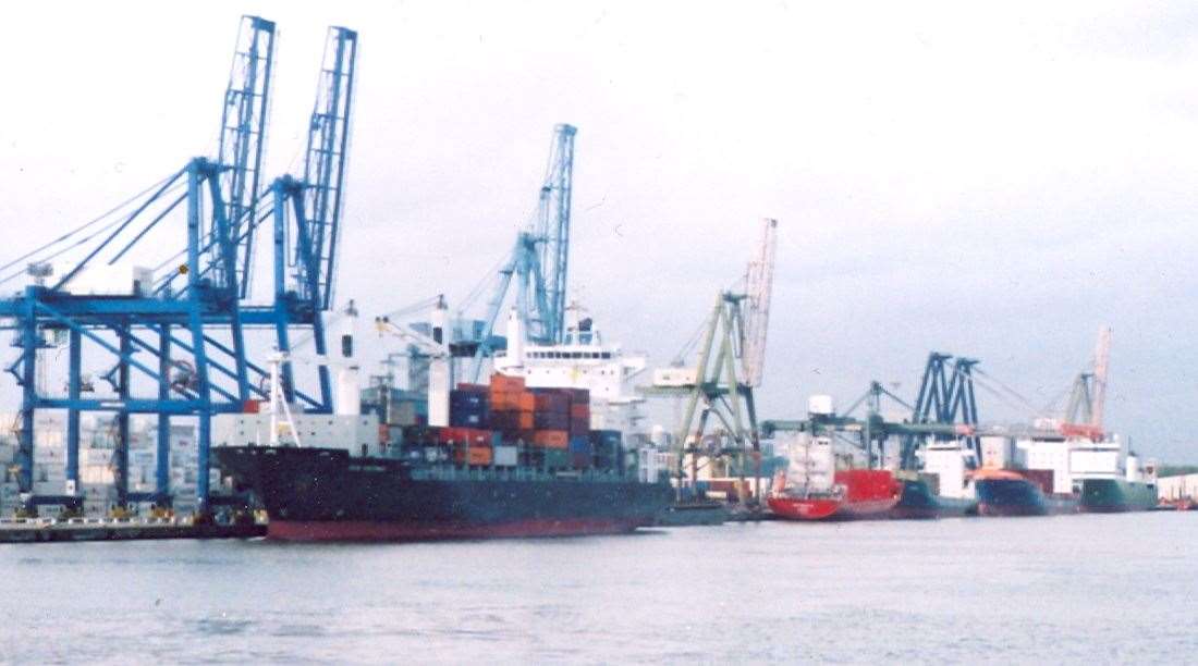 Gunther Pluschow finally got a vessel by crossing the Thames and sneaking on to a Dutch ship docked at Tilbury. Picture: Mick Wenban