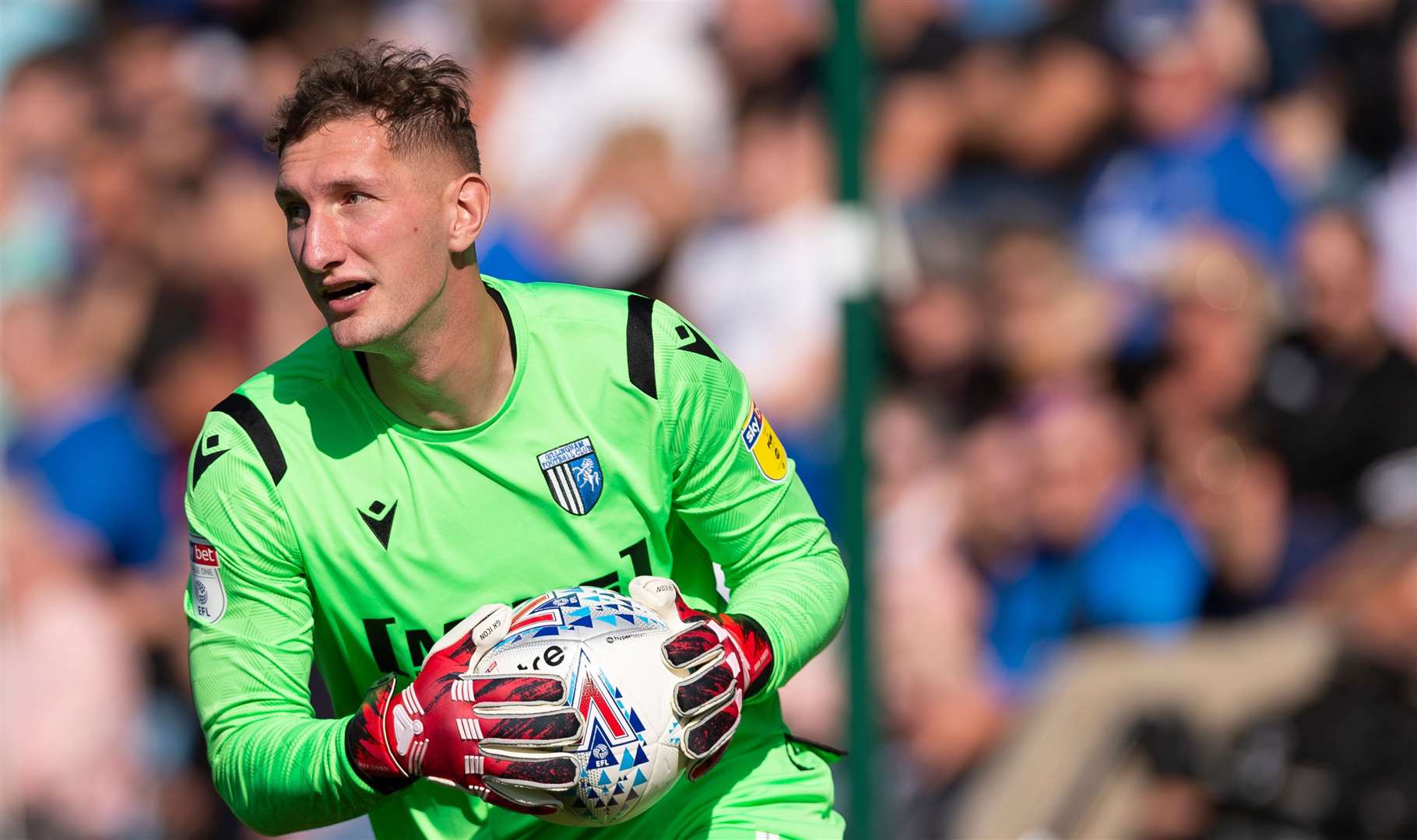 Jack Bonham will need to be at his best when the Gills take on West Ham Picture: Ady Kerry