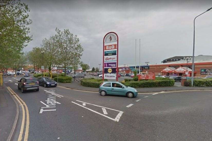 Police were called to Imperial Retail Park in Gravesend. Picture: Google (33825939)