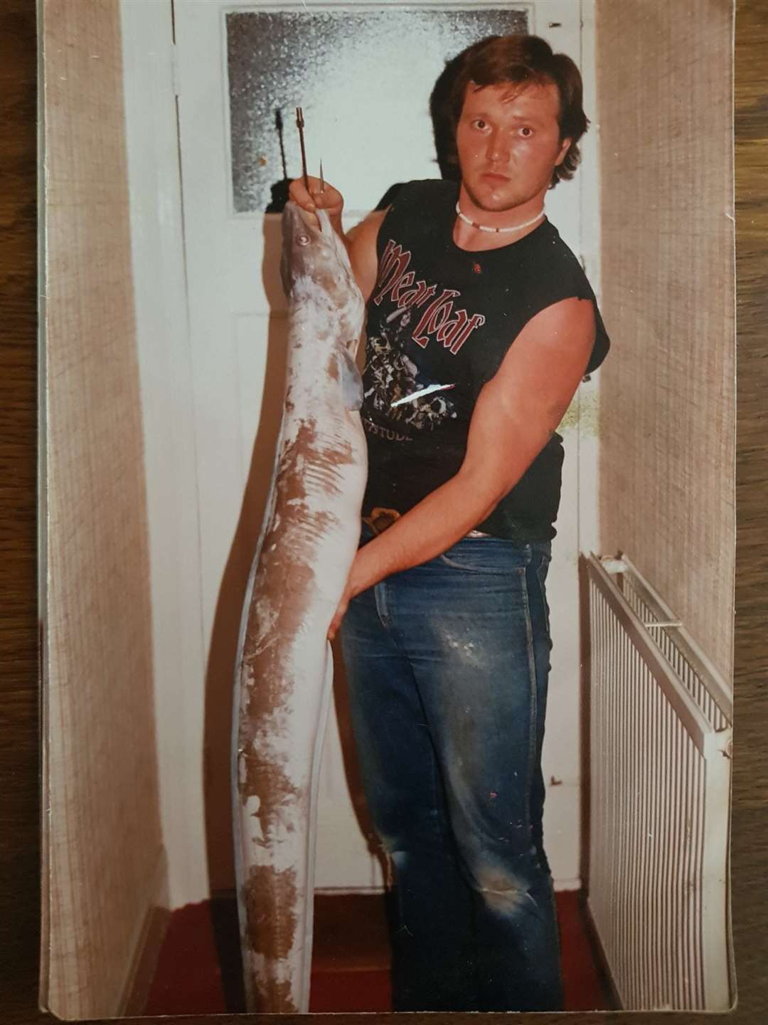 Christopher Young caught a 30lb conger eel on Admiralty Pier in 1987