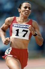 BACK IN ACTION: Kelly Holmes