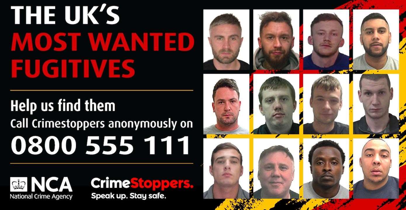 Twelve fugitives are being hunted as part of the new campaign, all with connections to Spain. Picture: NCA