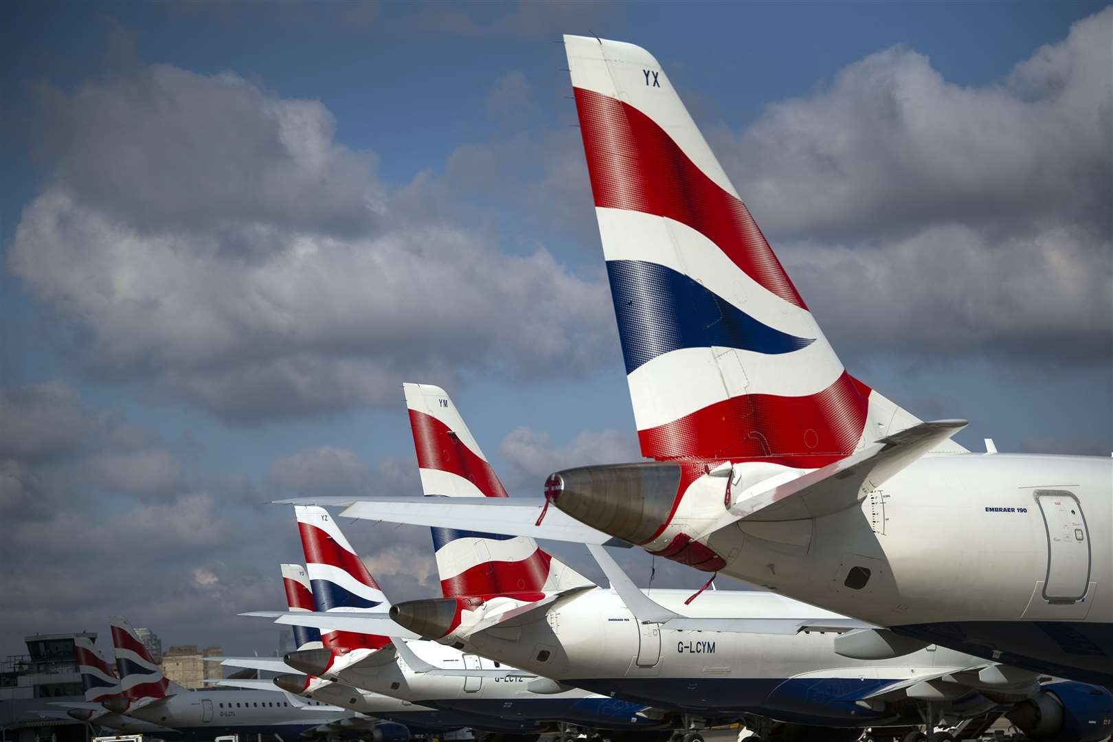 British Airways planes on the runway (Victoria Jones/PA)