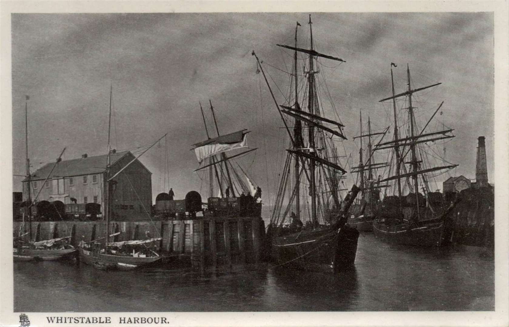 The old 'lighthouse' can be seen in the far right of this image. Credit: The Whitstable Society