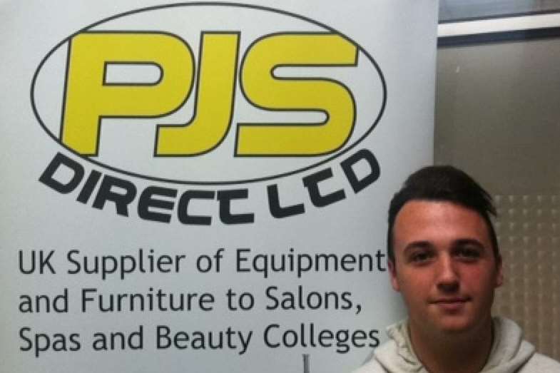 Jordan Jennings, who works as an apprentice at Rochester-based PJS Direct