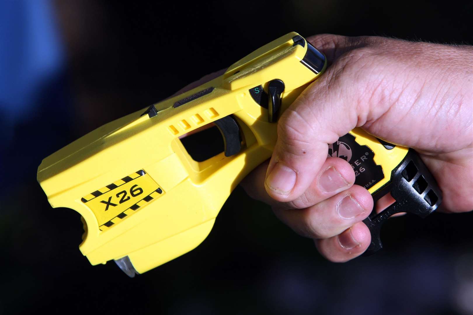 Police "pointed their taser" at the female, who then dropped the knife. Stock picture