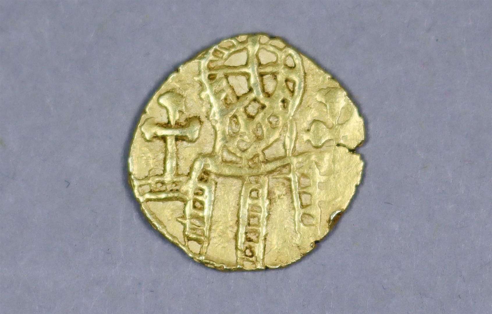The most valuable coin was an extremely rare gold Thrymsa, or shilling, dating from 640-660, which sold for £17,000