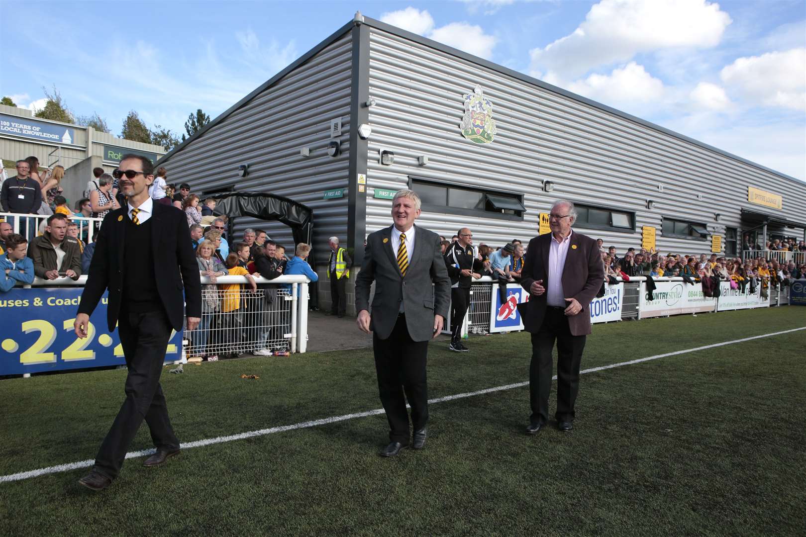From left, co-owner Oliver Ash, co-owner Terry Casey and chief executive Bill Williams