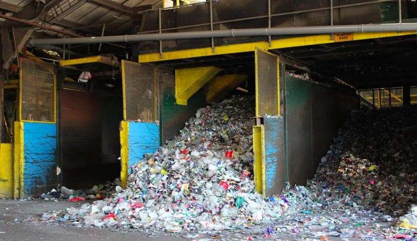 Crayford Material Recycling Facility (MRF) in Dartford. Picture: Swale council