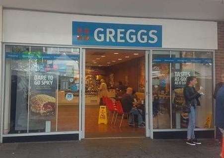Greggs in Canterbury's high street