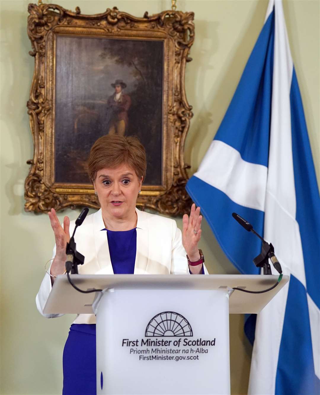Nicola Sturgeon said she would welcome a snap general election (Andrew Milligan/PA)