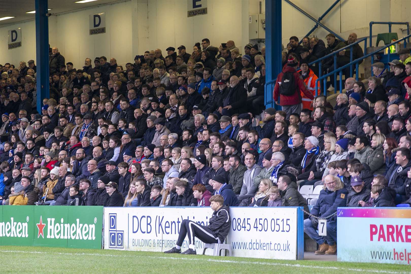 Fans at Priestfield as Gillingham beat Crawley Town 1-0 on Saturday