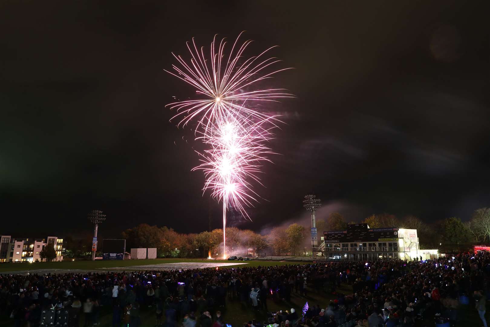 Win tickets to the Kent Cricket annual fireworks display at The Spitfire Ground. Picture: Andy Jones