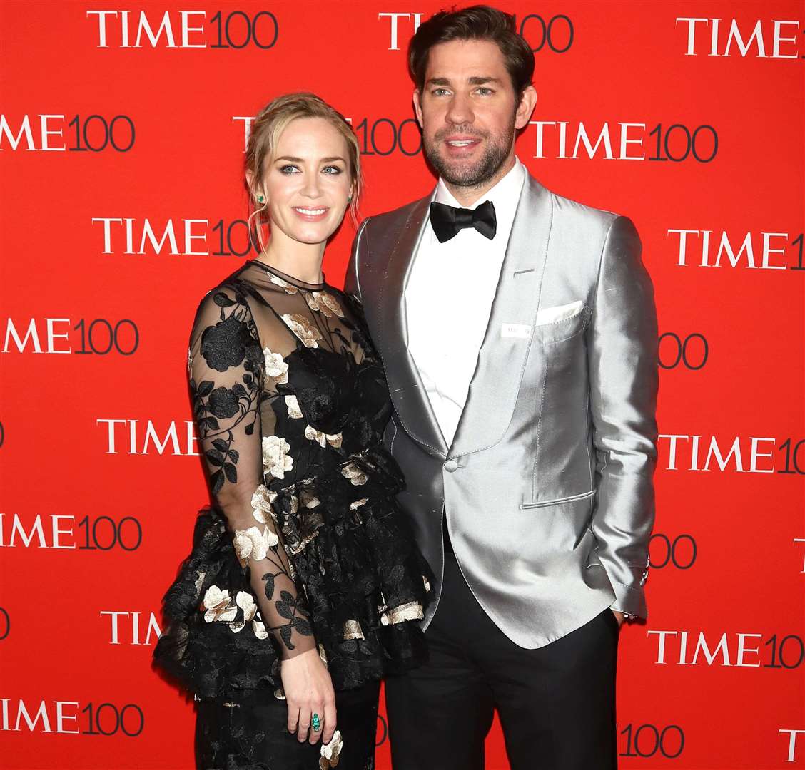 Emily Blunt and John Krasinski attend the 2018 Time 100 Gala at Jazz at Lincoln Center in New York. Picture: PBG/PA Archive/PA Photos