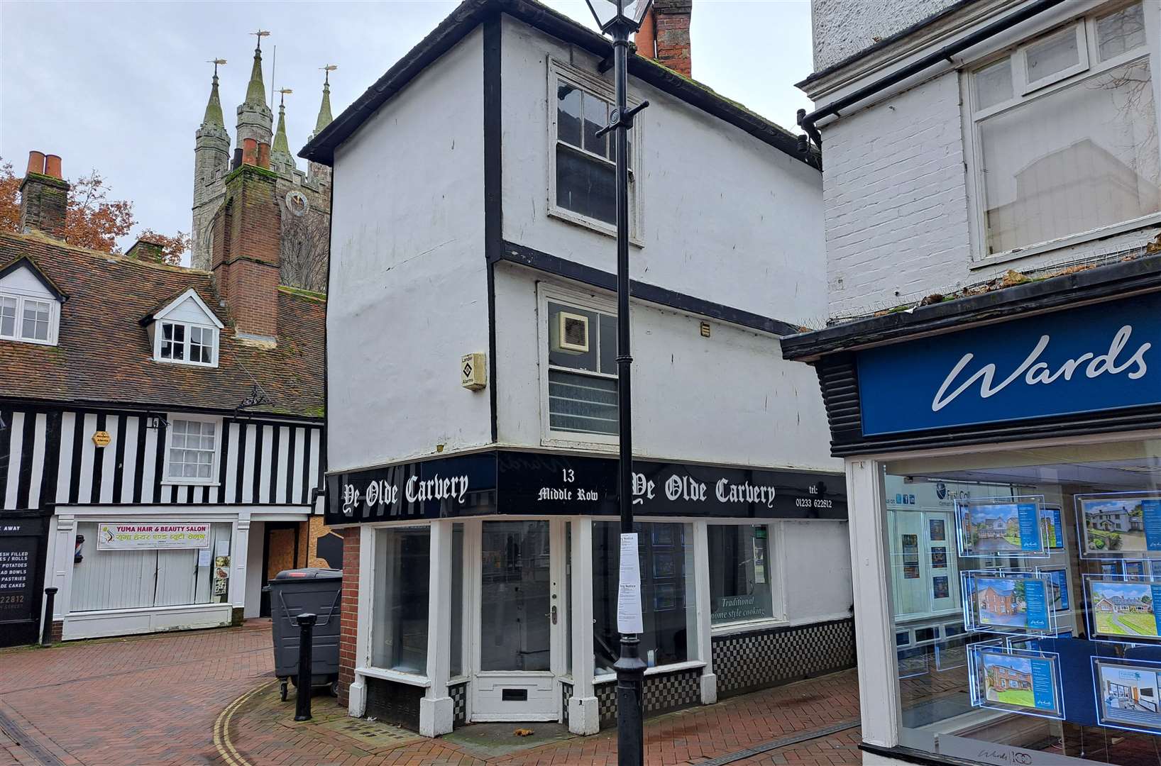 All three floors of the former Ye Old Carvery bakery in Ashford could be used for the salon. The bakery shut earlier this year and relocated to a shop nearby