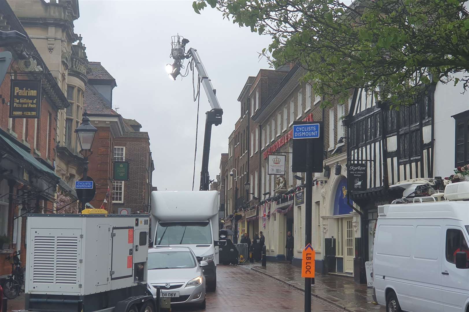 Netflix filming The Crown in Rochester High Street. Picture: Amy Treganna