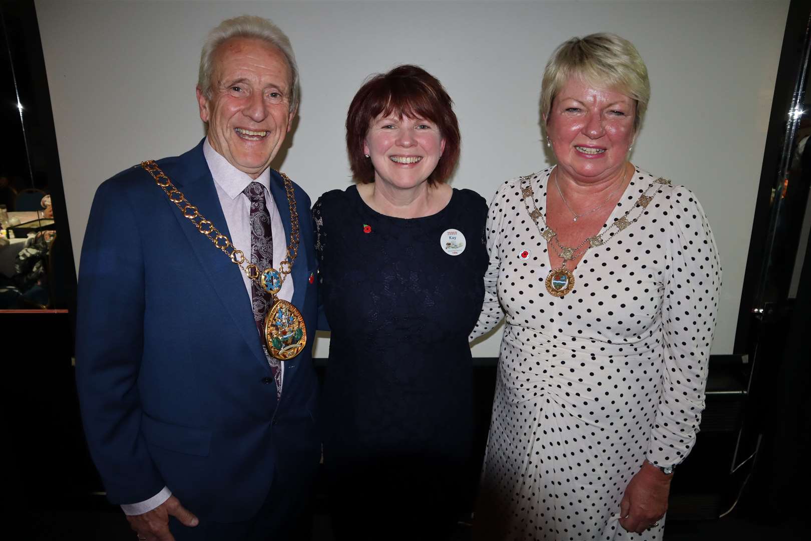 Store manager Kay Speed with Swale's mayor and mayoress Cllrs Paul and Sarah Stephen at the Tesco Pride of the Island awards