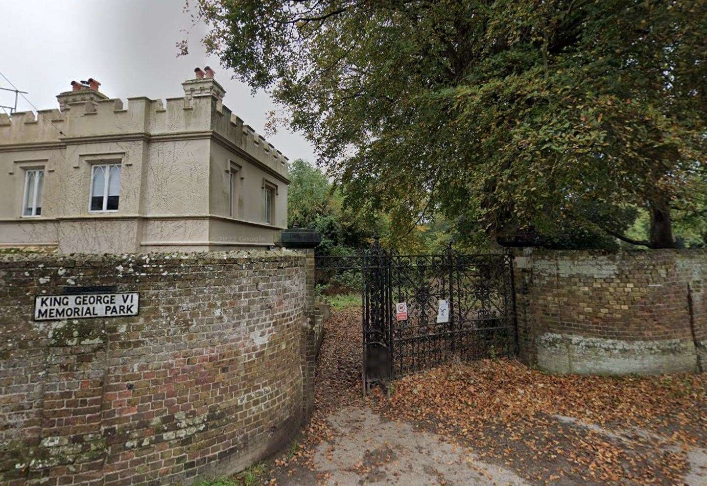 Police said a ‘collection of dead animals’ was found in King George VI Memorial Park, RamsgatePicture: Google