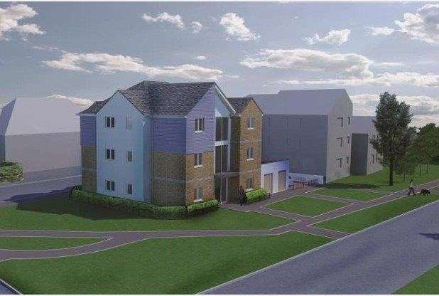 An artistic impression of the proposed flats in Roman Way