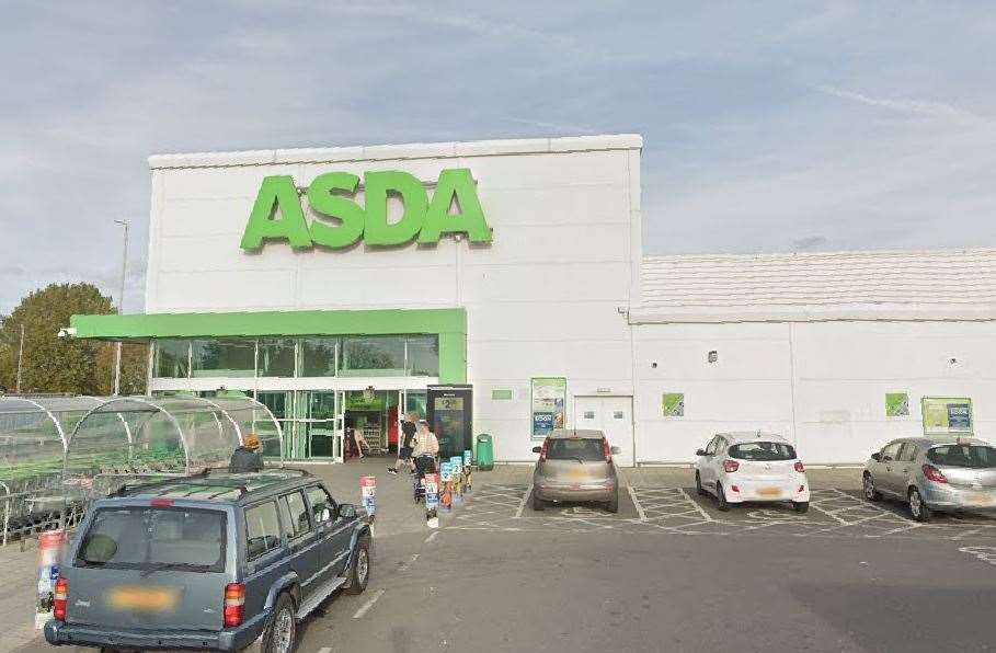 The incident happened in the Asda toilets in Sittingbourne. Picture: Google Maps
