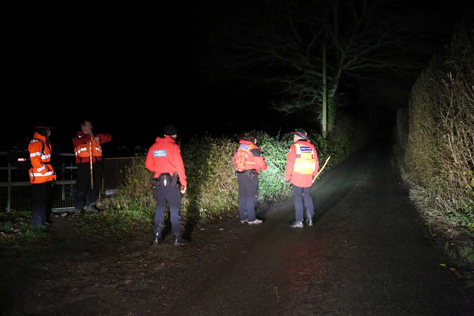 Volunteers scoured the area for Lucas Webb, but the search ended in tragedy