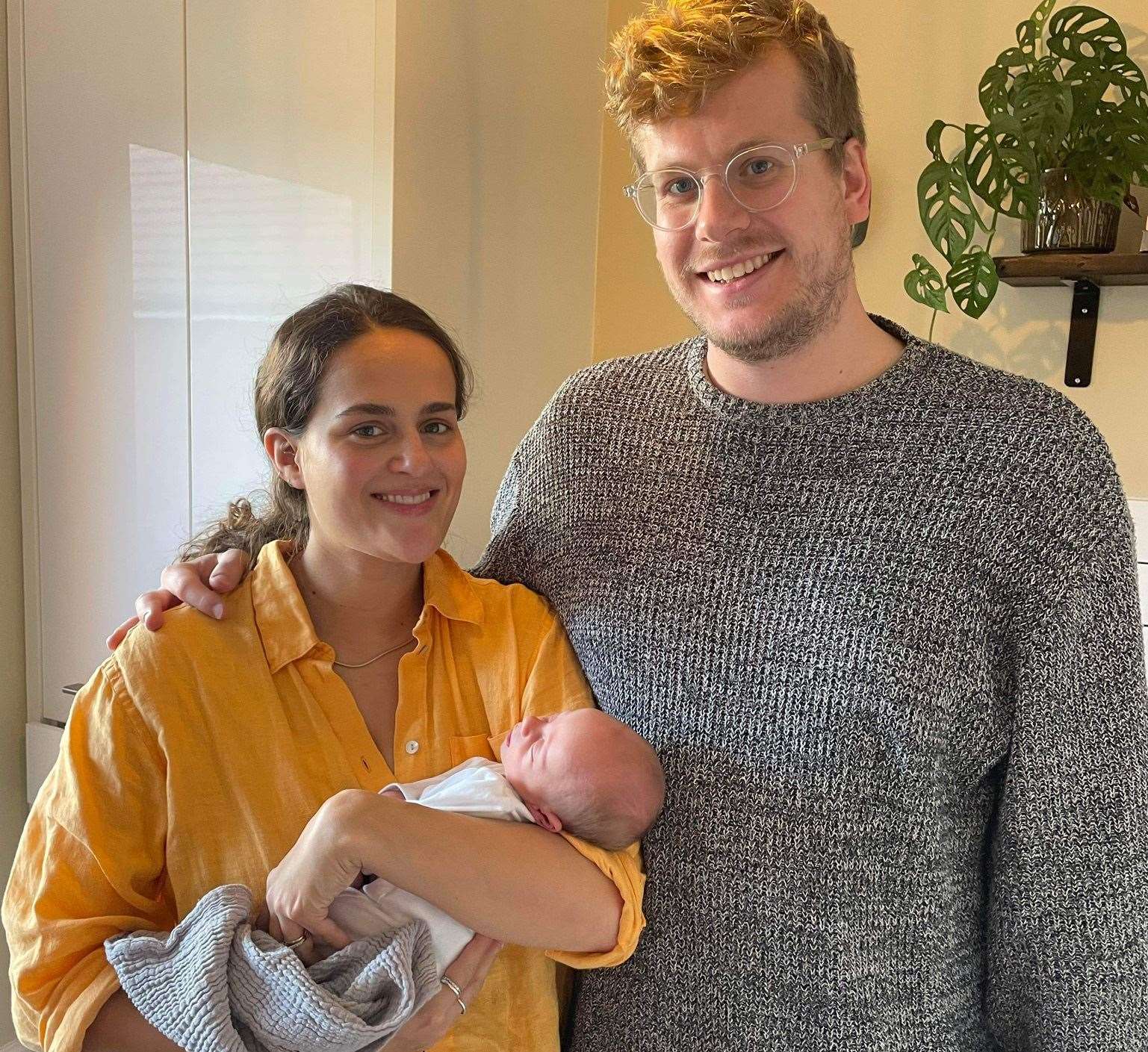 Luke and Alice Underdown with baby Ronnie