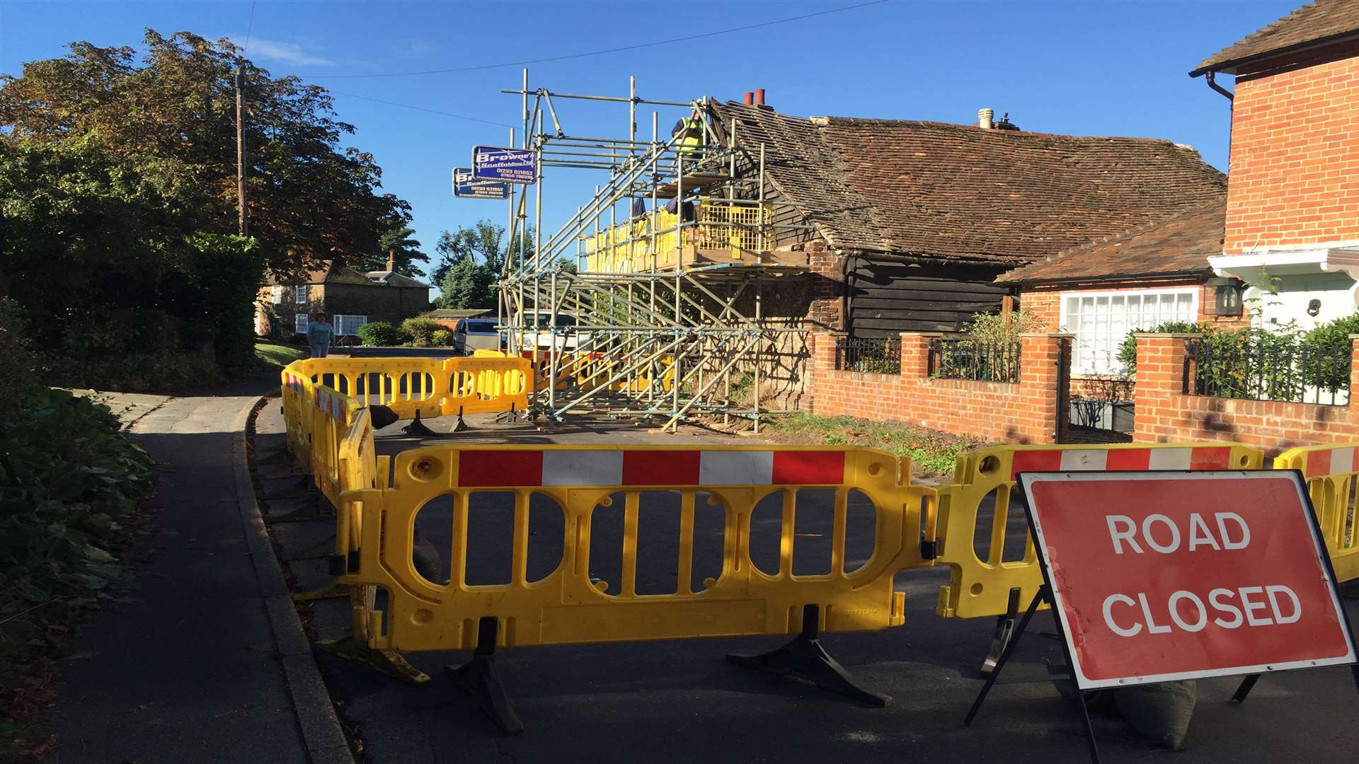 The road will be closed for three weeks