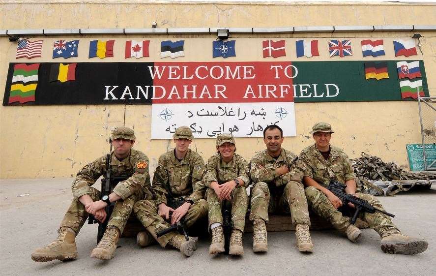 James Lee's team in Kandahar