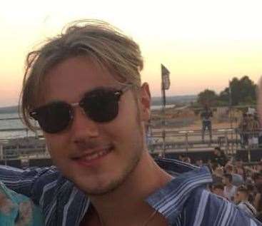 Jack Fenton, who went to school in Sutton Valence, died after being struck by a helicopter blade in Athens. Picture: Facebook