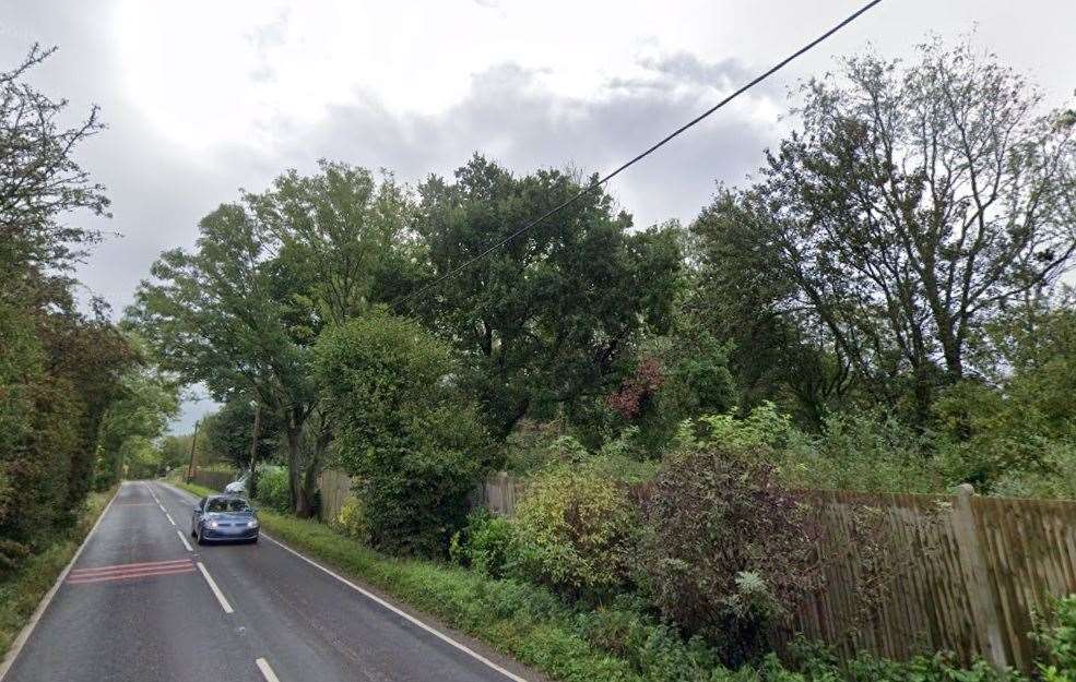 They would be created – along with a car park – on land off the A252 in Challock. Picture: Google