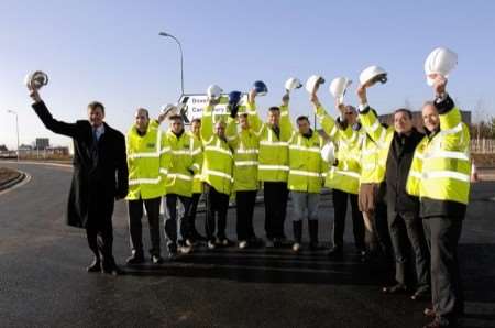 Three cheers - the relief road is officially open