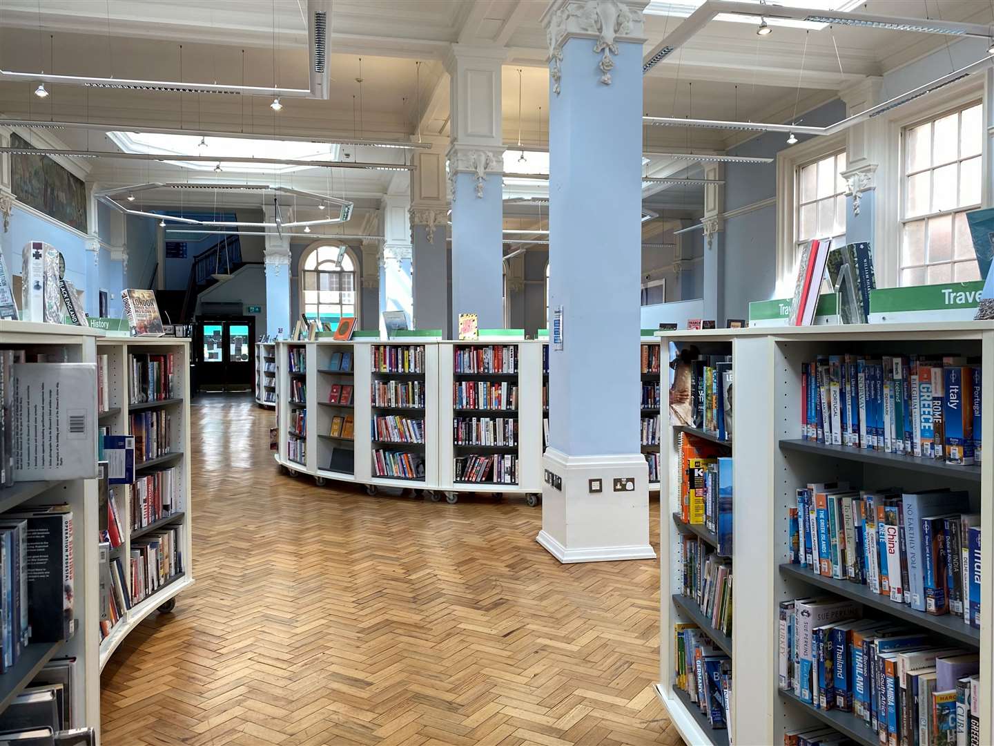 Inside Gravesend Library in Windmill Street, Gravesend. Picture: Cara Simmonds