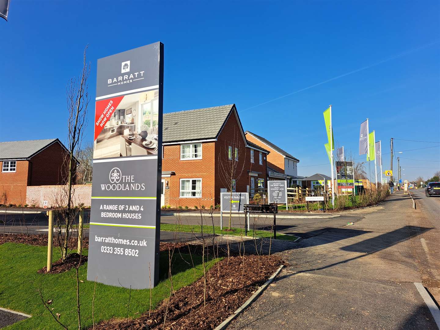 Barratt Homes' development, The Woodlands is set to be made up of 456 properties