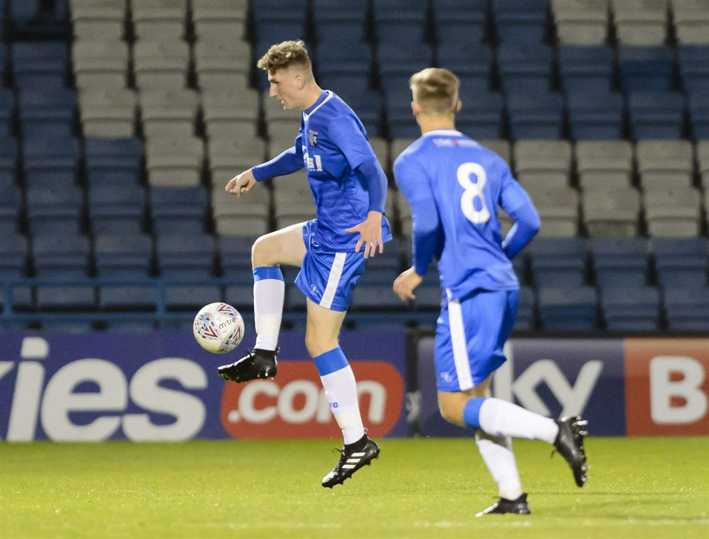 Ryan Huckle in FA Youth Cup action for the Gills Picture: Andy Payton