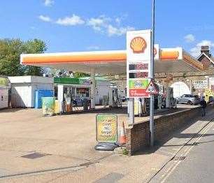 The petrol station in London Road, Strood, will be demolished to make way for flats. Picture: Google