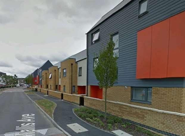 A picture of the new homes in Wallis Avenue, Maidstone taken in 2015. Picture: Google Street View